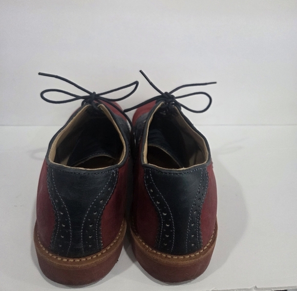 WalkOver Saddle Men\'s Red and Black Oxford Shoes Sz.12 main image 6